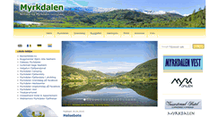 Desktop Screenshot of myrkdalen.org