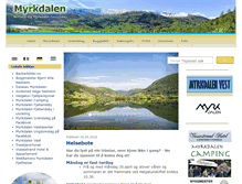 Tablet Screenshot of myrkdalen.org